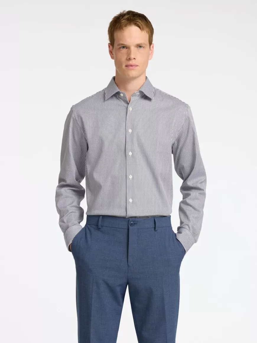 SELECTED SLIM FIT SKJORTE Blue Shop