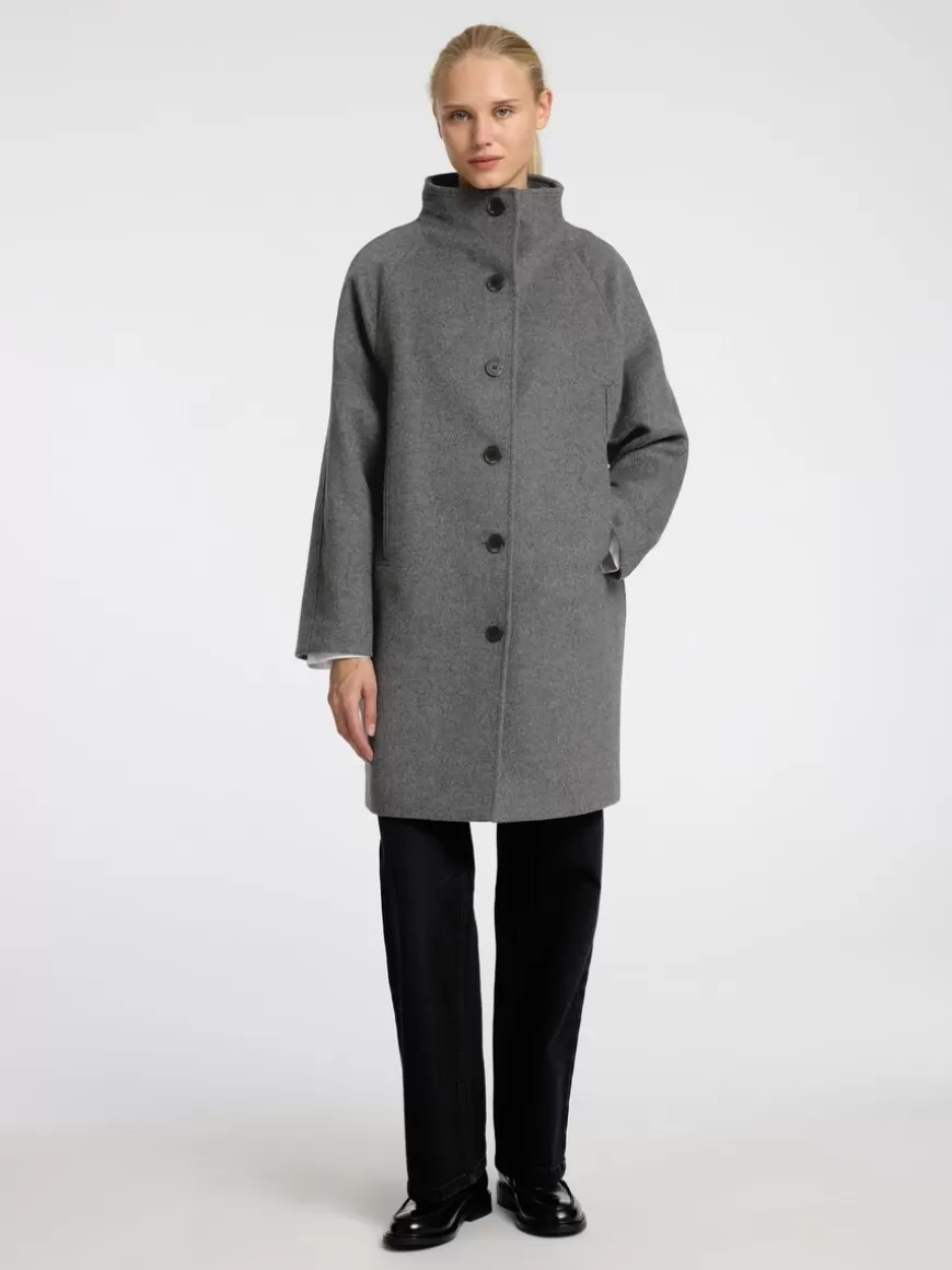 SELECTED STILREN KÅPE Grey Clearance