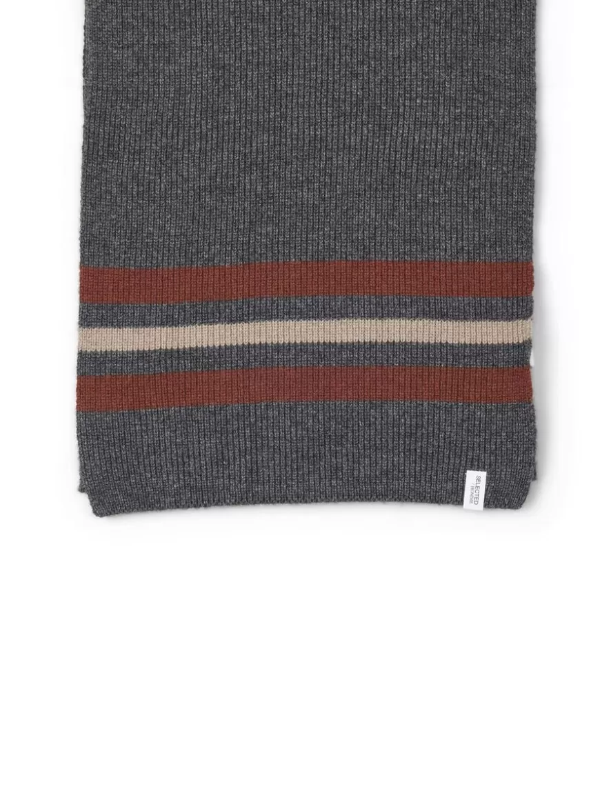 SELECTED STRIPETE SKJERF Grey Flash Sale