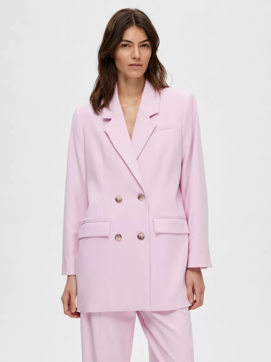 SELECTED TAILORED ENKELTSPENT BLAZER Pink Fashion